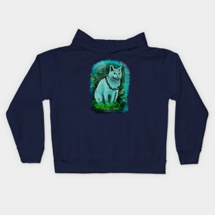 The wizard cat Kids Hoodie